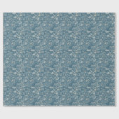 Moderne Elegante Aquamarine Villa Saroli Geschenkpapier (Flach)