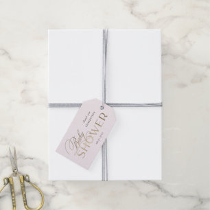moderne, elegante Baby-Duschgeschenk-Tags Geschenkanhänger