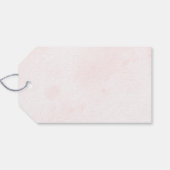 moderne, elegante Baby-Duschgeschenk-Tags Geschenkanhänger (Rückseite Horizontal)