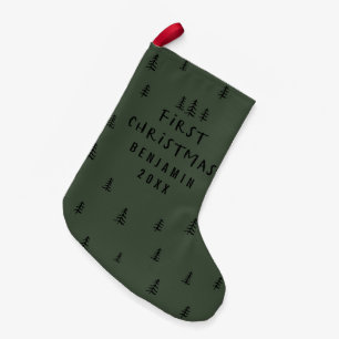 moderne, elegante Baby First Weihnachten Kleiner Weihnachtsstrumpf