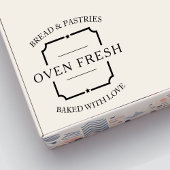 Moderne elegante Bäckerei Zuhause Living Gummistempel