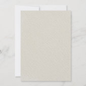 Moderne Elegante Beige Chinoiserie Save the Date Einladung (Rückseite)