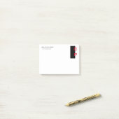 Moderne Elegante Beruflich einfach Post-it Klebezettel (Auf Schreibtisch)