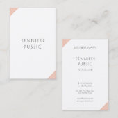 Moderne, elegante Berufliche einfache Vorlage Visitenkarte (Vorne/Hinten)