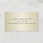 Moderne, elegante Berufliche Imitate Lashes Visitenkarte (Rückseite)