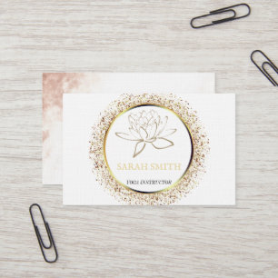 Moderne Elegante Berufliche Lotus Blume Business Visitenkarte