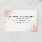 Moderne Elegante Berufliche Lotus Blume Business Visitenkarte (Rückseite)