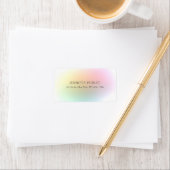 Moderne Elegante Berufliche Minimalistische Adressaufkleber (Insitu)