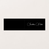 Moderne, elegante Berufliche Typografie eingeklapp Visitenkarten (Außenseite Aufgefaltet)