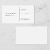 Moderne, elegante Berufliche Vorlage Visitenkarte (Vorne/Hinten)