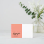 Moderne, elegante Berufliche Vorlage Visitenkarte (Stehend Vorderseite)