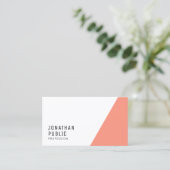 Moderne, elegante Berufliche Vorlage Visitenkarte (Stehend Vorderseite)