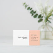 Moderne, elegante Berufliche Vorlage Visitenkarte (Stehend Vorderseite)