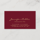 Moderne, elegante Berufliche Vorlage Visitenkarte (Vorderseite)