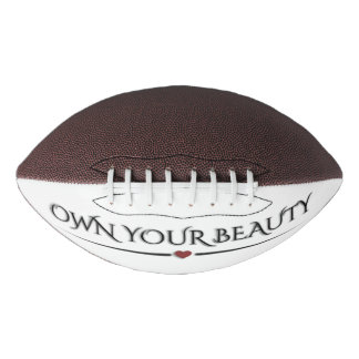 Moderne Elegante "Besitze deine Schönheit" Chic Pi Football