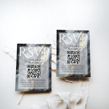 Moderne elegante Black & Gold Hochzeit