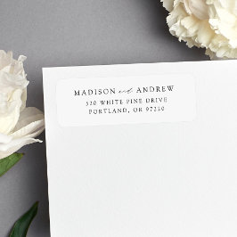 Moderne elegante Black Script-Hochzeitsskripte-Rüc