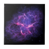 Moderne Elegante Blaue Landschaft Keramik Tile Fliese (Vorderseite)