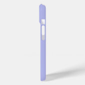 Moderne elegante blaue Monogramm-Initialen Case-Mate iPhone Hülle (Rückseite / Links)