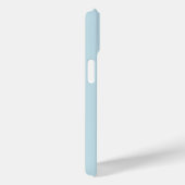 Moderne elegante blaue Monogramm-Initialen Case-Mate iPhone Hülle (Rückseite / Rechts)