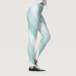 Moderne elegante blaugrüne Designvorlage Leggings<br><div class="desc">Moderne,  blaugrüne,  moderne Leggings in Pastellfarben.</div>