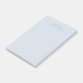 Moderne elegante Blue Custom Post-it Notes Klebezettel (angewinkelt)