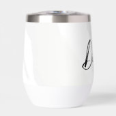 Moderne Elegante Blue Gold Marmor Personalisiert N (Vorderseite)