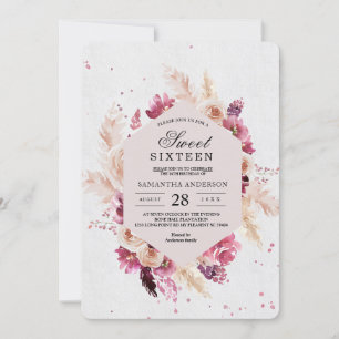 Moderne, elegante Blume geben den Rahmen für Schön Einladung