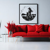 Moderne Elegante Blume Reiten