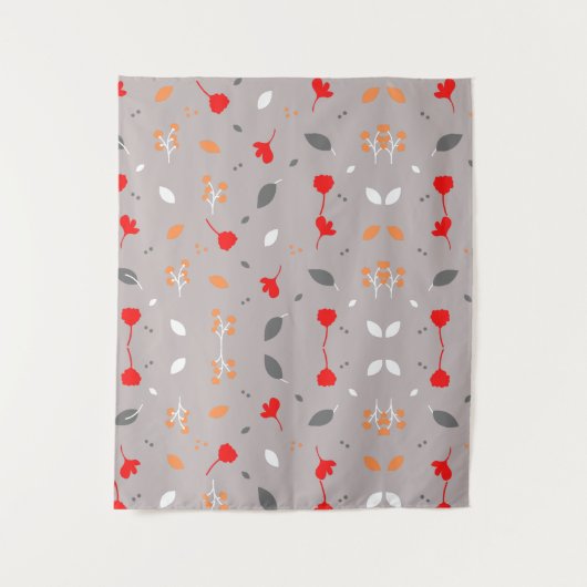 Moderne elegante Blume Tapestry Wandteppich (Vorderseite)