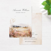 Moderne, elegante Blumen-Schmuckkarte (Schreibtisch)