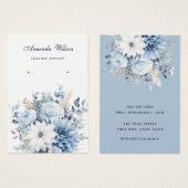 Moderne elegante, blumengeschmückte Ohrring-Grafik (Vorne & Hinten)