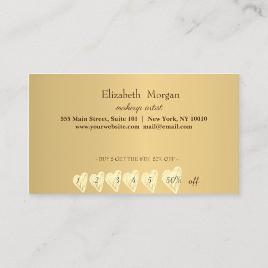 Moderne elegante Blumengürtel, Rahmen Treuekarte (Rückseite)