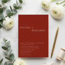 Moderne Elegante Bohemisch Terracotta auf dem Mont