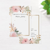 Moderne, elegante Boho Bläserenkarte (Schreibtisch)