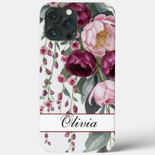Moderne, elegante Bordeaux-Rosa Case-Mate iPhone Hülle