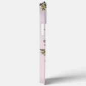 Moderne, elegante Bordeaux-Rosa Case-Mate iPhone Hülle (Rückseite / Rechts)