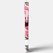 Moderne, elegante Bordeaux-Rosa Case-Mate iPhone Hülle (Rückseite / Links)