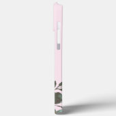 Moderne, elegante Bordeaux-Rosa Case-Mate iPhone Hülle (Rückseite / Links)