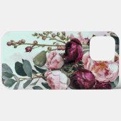 Moderne, elegante Bordeaux-Rosa Case-Mate iPhone Hülle (Rückseite (Horizontal))