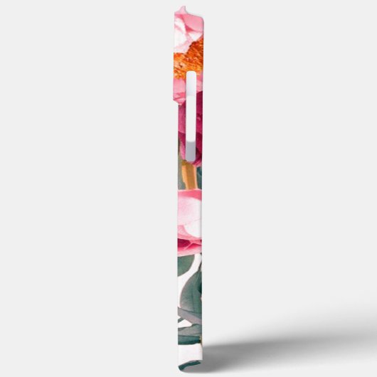 Moderne, elegante Bordeaux-Rosa Case-Mate iPhone Hülle (Rückseite / Links)