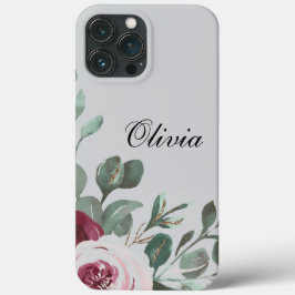 Moderne, elegante Bordeaux-Rosa Case-Mate iPhone Hülle