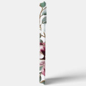 Moderne, elegante Bordeaux-Rose-Blume Case-Mate iPhone Hülle (Rückseite / Rechts)