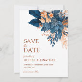 Moderne Elegante Botanische Garten Save The Date (Vorderseite)
