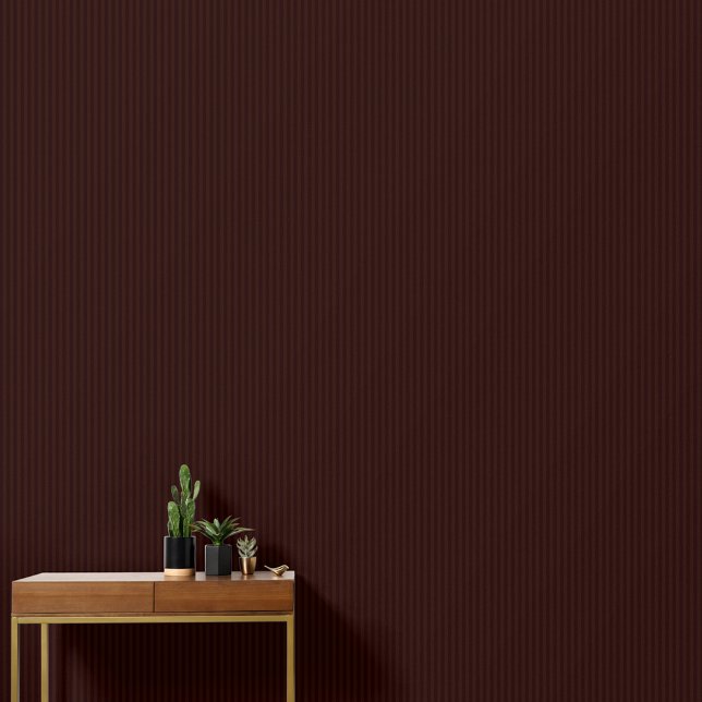 Moderne elegante braune Streifendusche Innendekora Tapete (Modern Elegant Brown Striped Room Home Wall Decor Wallpaper)