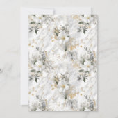 Moderne Elegante Braut im Hochzeitsgossen-Brautpar Einladung (Rückseite)