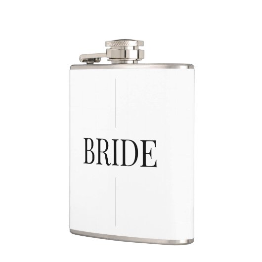 Moderne elegante Bride Flask Flachmann (Links)