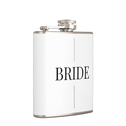 Moderne elegante Bride Flask Flachmann (Rechts)