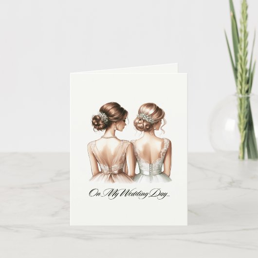 Moderne elegante Bridesmaid Dankeschön Karte