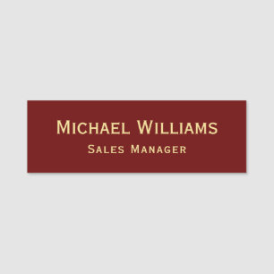 Moderne elegante Business Office Mitarbeiter ID Go Namensschild
